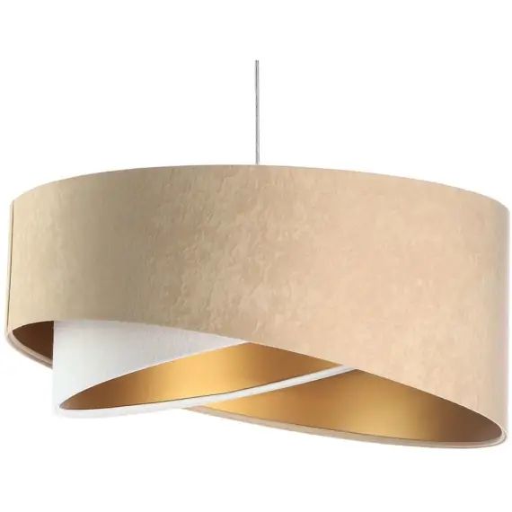 Suspension Tissu Beige 50x50x23 cm