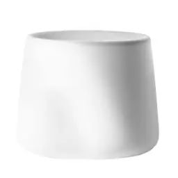Pot de fleurs Tubby en Plastique, Polyéthylène rotomoulé – Couleur Blanc – 82 x 83 x 65 cm – Designer Marc Newson