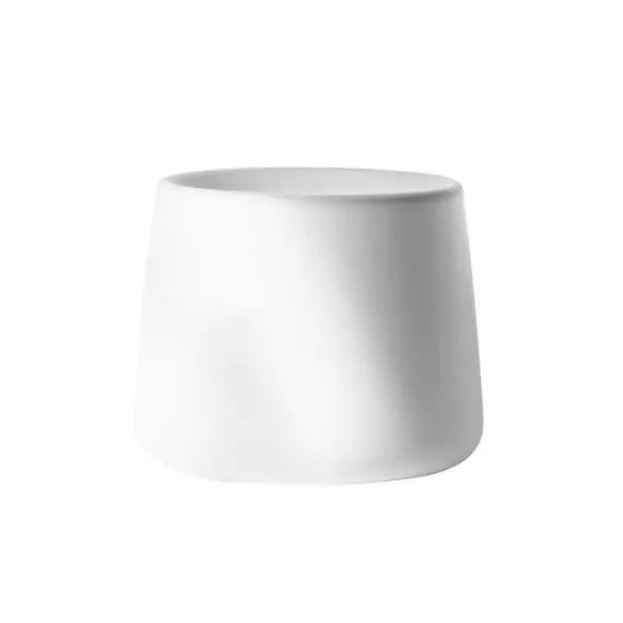 Pot de fleurs Tubby en Plastique, Polyéthylène rotomoulé – Couleur Blanc – 82 x 83 x 65 cm – Designer Marc Newson