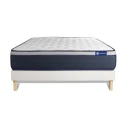 Ensemble ACTIMEMO MAX 200x200cm sommier kit blanc