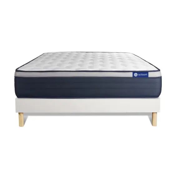 Ensemble ACTIMEMO MAX 200x200cm sommier kit blanc