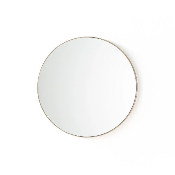 Miroir rond en laiton Ø60 cm, Iodus