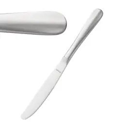 Lot de 12 couteaux de table inox gris l 21,1 cm