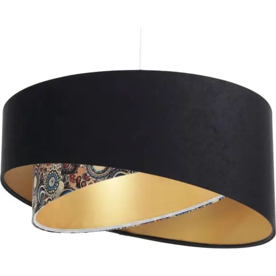 Suspension Tissu Noir 45x45x21 cm