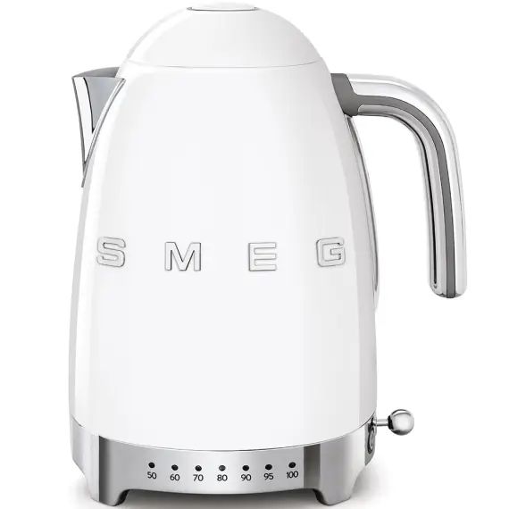 Bouilloire Année 50 1,7 l  en inox  blanc