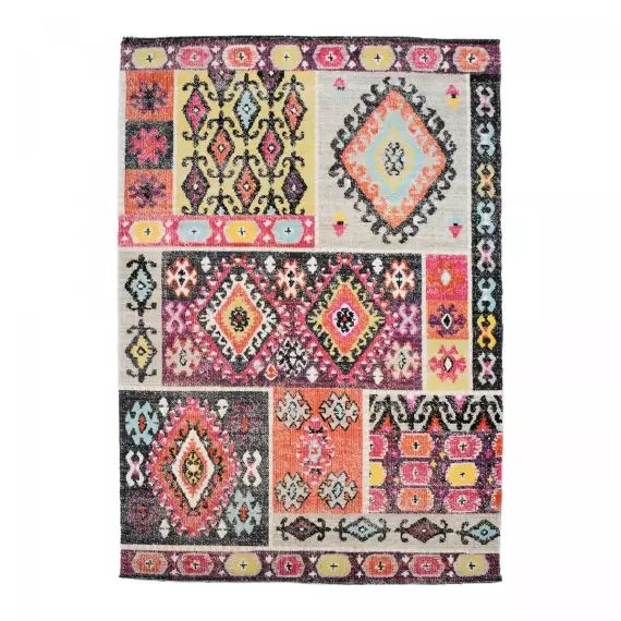 Tapis extérieur multicolore 150×220