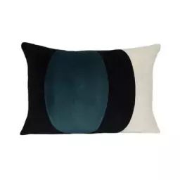 Coussin Coussins en Tissu, Velours – Couleur Bleu – 31.07 x 31.07 x 31.07 cm – Designer Sarah Lavoine