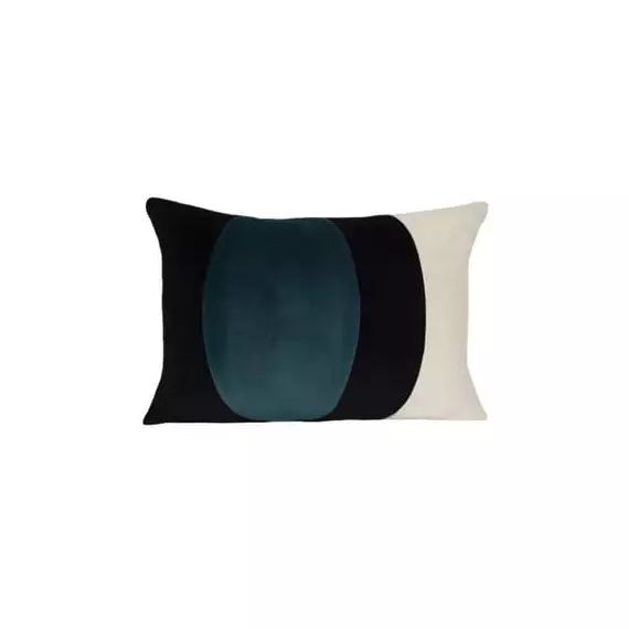 Coussin Coussins en Tissu, Velours – Couleur Bleu – 31.07 x 31.07 x 31.07 cm – Designer Sarah Lavoine