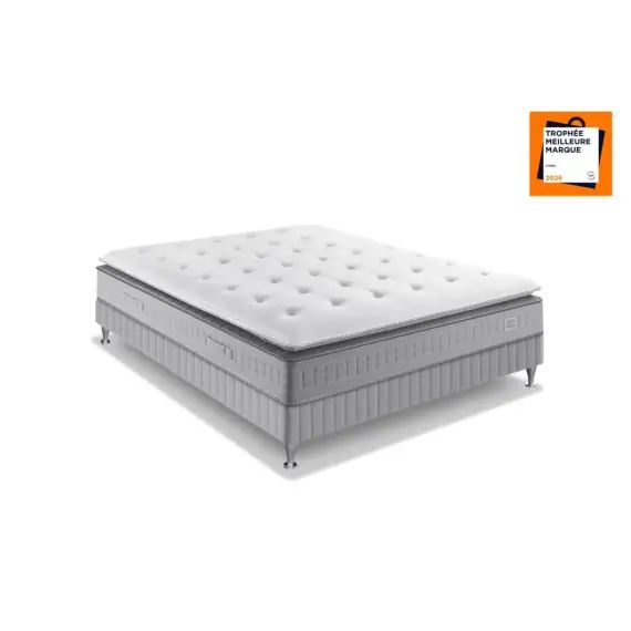 Ensemble matelas ressorts avec sommier 140×190