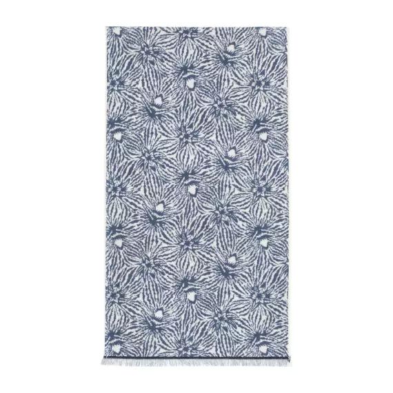 Serviette de bain en jacquard de coton a motif 55 x 100 cm