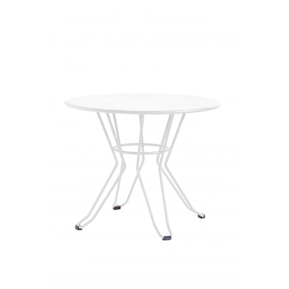 CAPRI – Table basse en acier blanc D60
