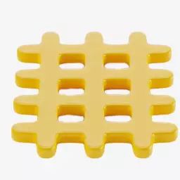 Dessous de plat céramique grid jaune Orsay