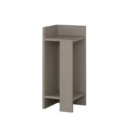 Table de chevet gauche taupe