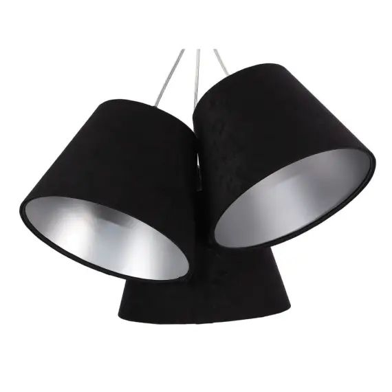 Suspension Tissu Noir 50x50x107 cm