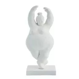 Statuette en polyrésine blanche H28