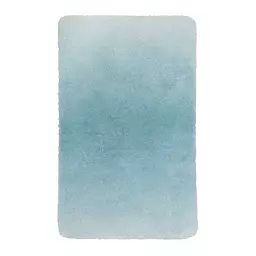 Tapis de bain doux dégradé turquoise 60×100