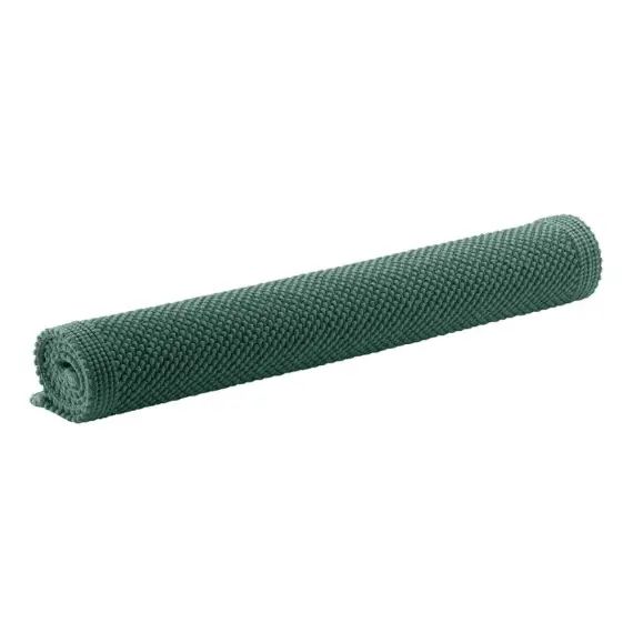 Tapis de bain uni  en coton fougère 54 x 110