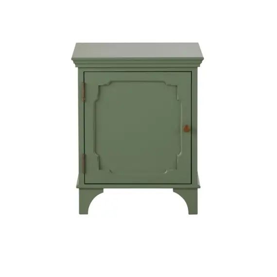 Table de chevet 1 porte vert kaki