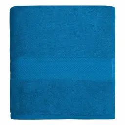 Drap de bain uni 550gr/m² Ocean 100×150