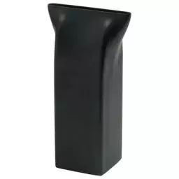 Vase Cranbrook en Métal, Acier – Couleur Noir – 12.5 x 7.6 x 23 cm – Designer Adam Shirley