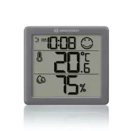 Station météo Bresser Thermo / Hygrometre, indicateur de confort Climate Smile  set de 2 pieces