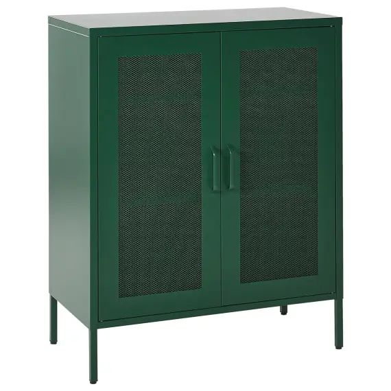 Buffet en acier vert