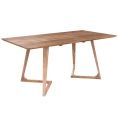 image de tables à manger scandinave Table à manger 6 personnes en bois d’acacia 175 cm