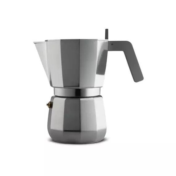 Cafetière italienne Cafetière italienne en Métal, Fonte d&rsquo;aluminium – Couleur Métal – 26.21 x 20.5 x 20.5 cm – Designer David Chipperfield