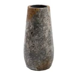 Vase en terre cuite antique gris H31