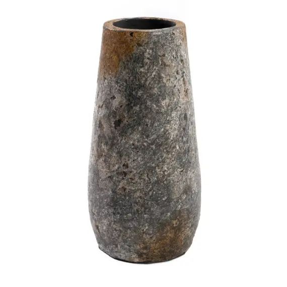 Vase en terre cuite antique gris H31