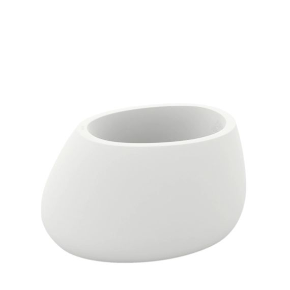 Pot de fleurs Stone- 40 Plastique blanc 80x40x65 cm