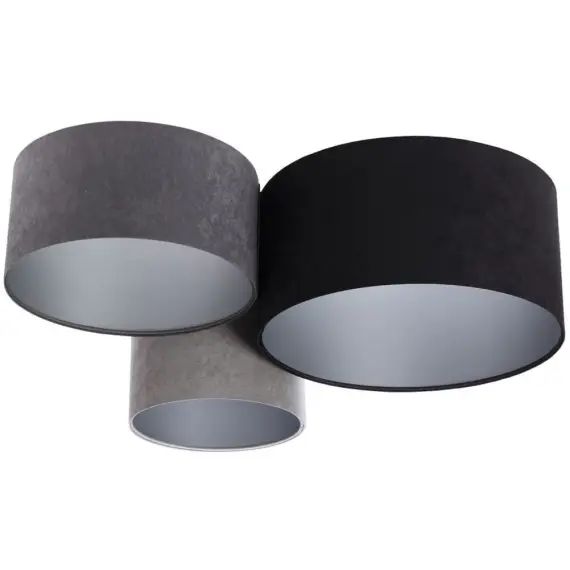 Plafonnier Tissu Gris