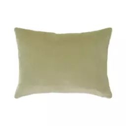 Coussin Coussins en Tissu, Plumes – Couleur Vert – 36.34 x 36.34 x 36.34 cm – Designer Sarah Lavoine