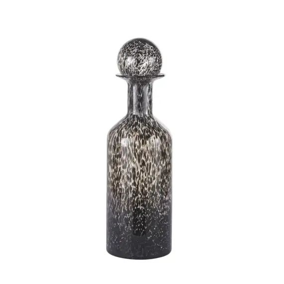Flacon en verre noir H52