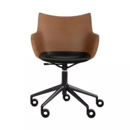 Fauteuil de bureau Smart Wood en Bois, Contreplaqué de bois moulé – Couleur Bois naturel – 62 x 76.29 x 81 cm – Designer Philippe Starck