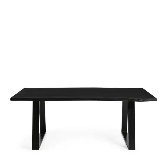 Alaia – Table à manger en bois d’acacia et métal 160x90cm
