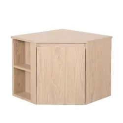 Meuble simple vasque décor chêne 45cm