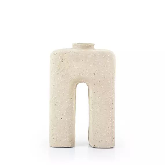Arc – Vase en arc H38cm – Couleur – Beige