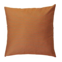 TANGER – Housse de coussin en coton à rayures orange et vert 60 x 60