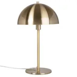 Lampe en métal doré