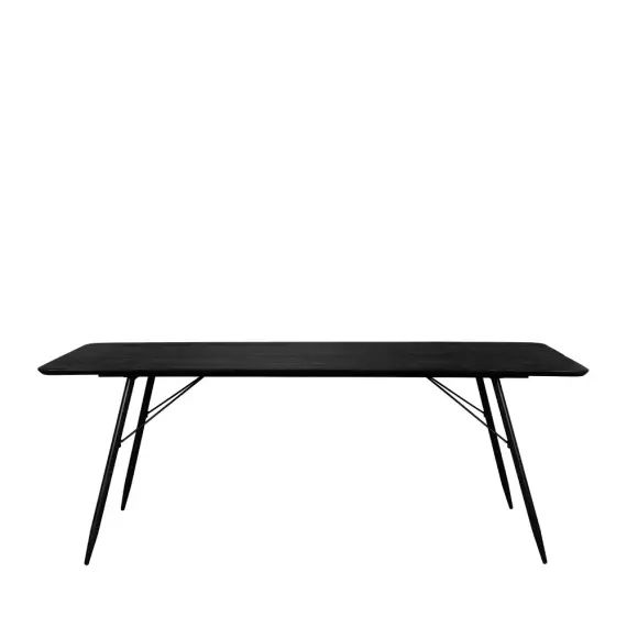 Roger – Table à manger en bois et métal 180x90cm