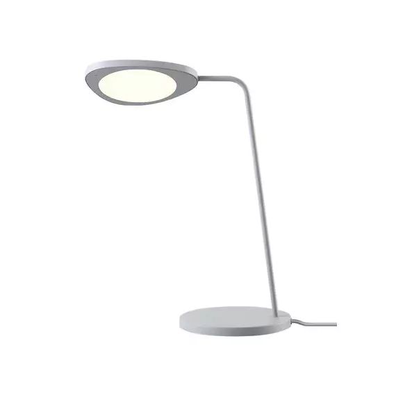 Lampe de table Leaf en Métal, Aluminium – Couleur Gris – 18.5 x 15.5 x 41.5 cm – Designer Broberg & Ridderstrale