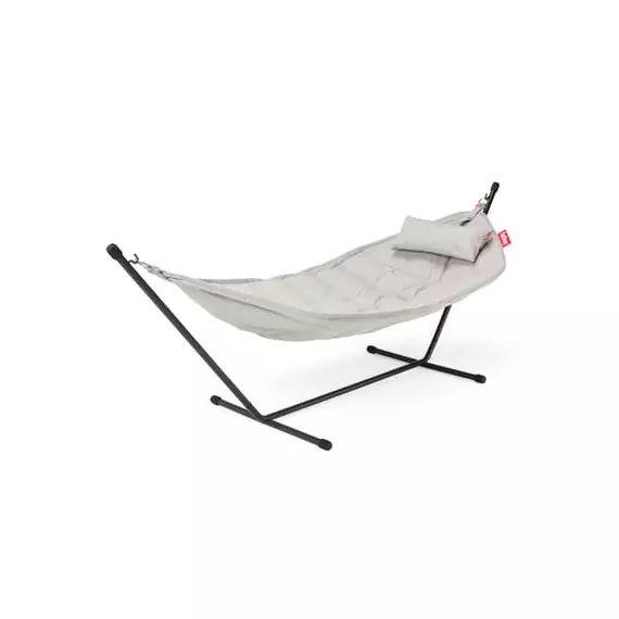 Hamac avec support Headdemock en Tissu, Acier – Couleur Blanc – 270 x 138 x 110 cm
