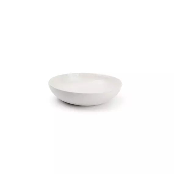 Assiette creuse 21,5xH5cm blanc – Lot de 4