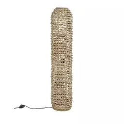 Rota – Lampadaire en fibre naturelle H120cm – Couleur – Naturel