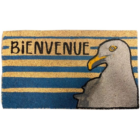 Paillasson coco mouette bienvenue