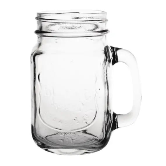 Lot de 12 bocaux avec anse 450ml