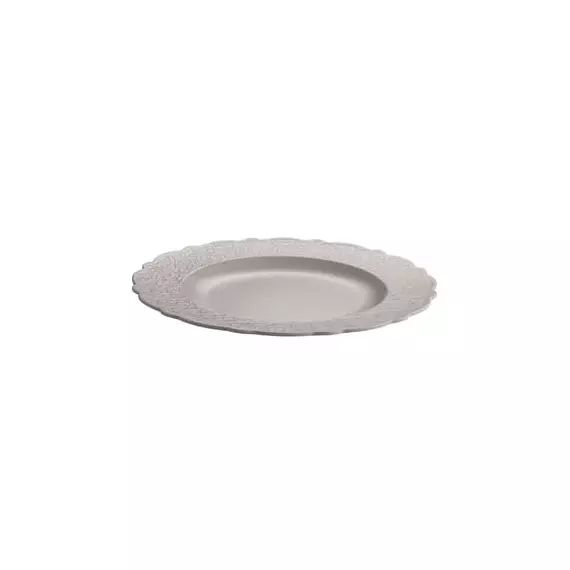 Assiette Dressed en plein air en Plastique, Mélamine – Couleur Gris – 22.89 x 22.89 x 22.89 cm – Designer Marcel Wanders