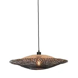 Suspension bambou  noir/naturel, h. 15cm