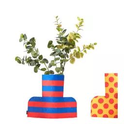 Cache-vase Vase en Tissu, Feutre – Couleur Multicolore – 42 x 12.16 x 35 cm – Designer Estudio